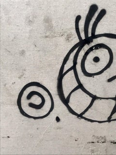 Mr. A - SPRAY PAINT ON CANVAS - UNIQUE PIECE - ANDRE SARAIVA