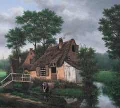 Andreoli (1933-2001) - Olio del XX secolo, Elbergen, Olanda