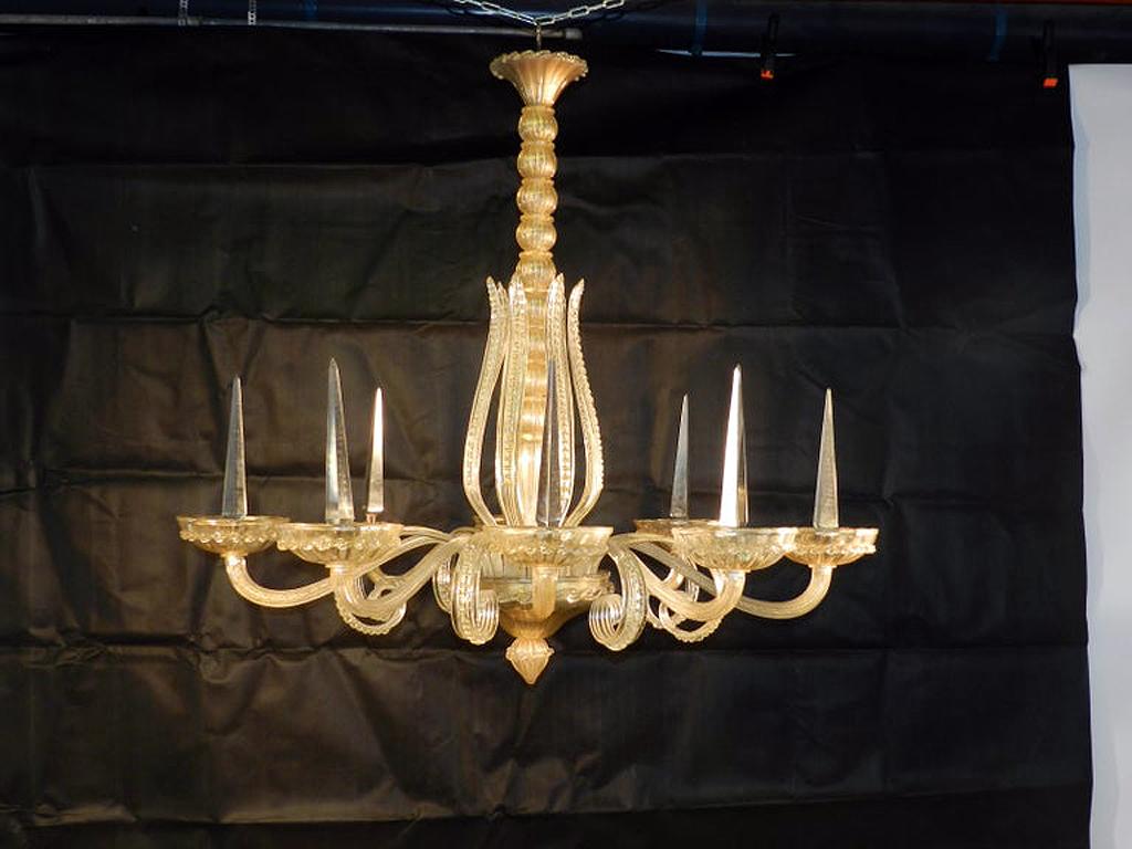 André Arbus, 1940 Ceiling Light, Veronese Editions In Good Condition For Sale In Mouscron, WHT