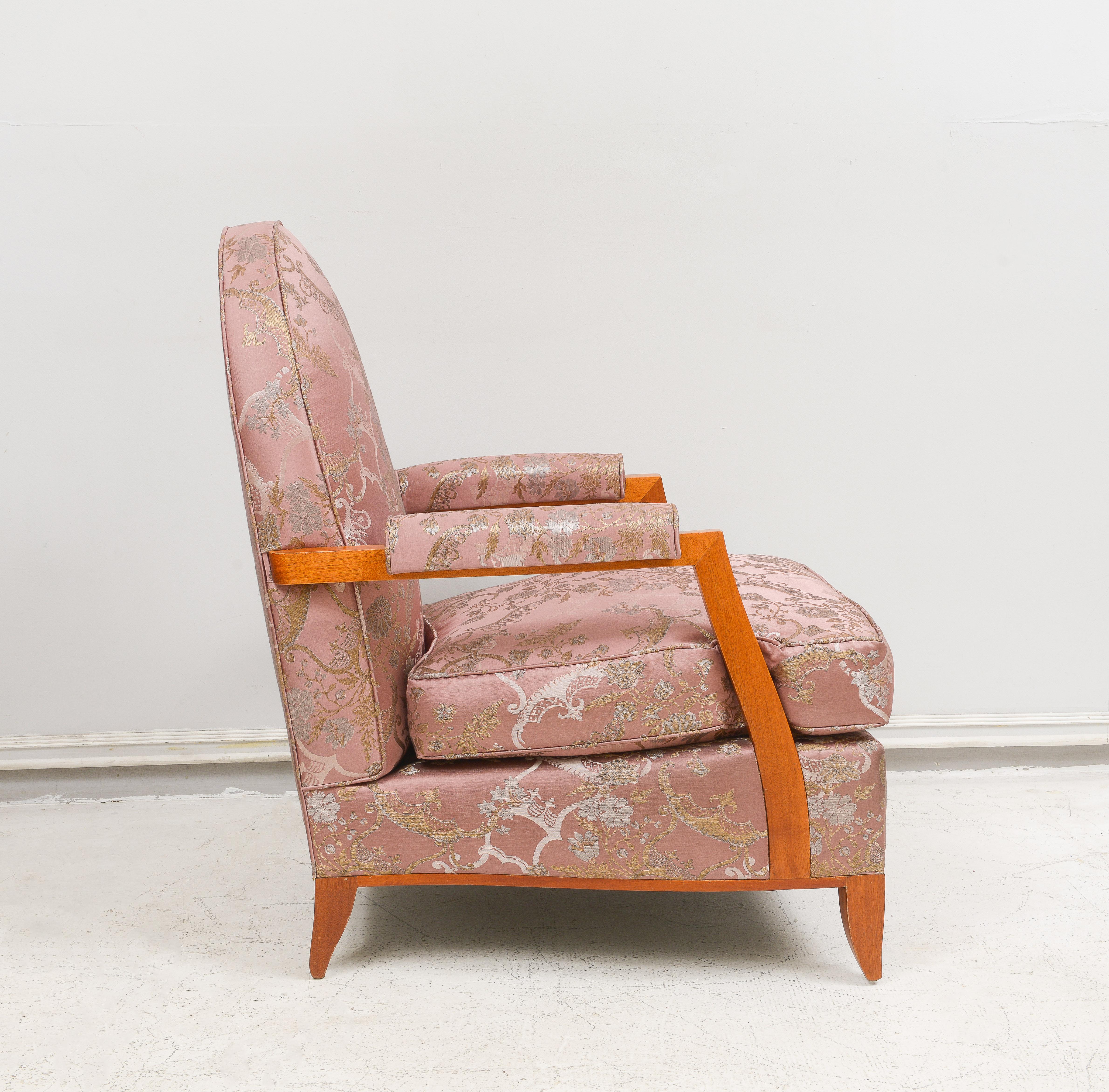 French Andre Arbus Armchair For Sale