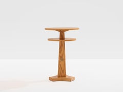 André Arbus ashwood and brass side table circa 1940