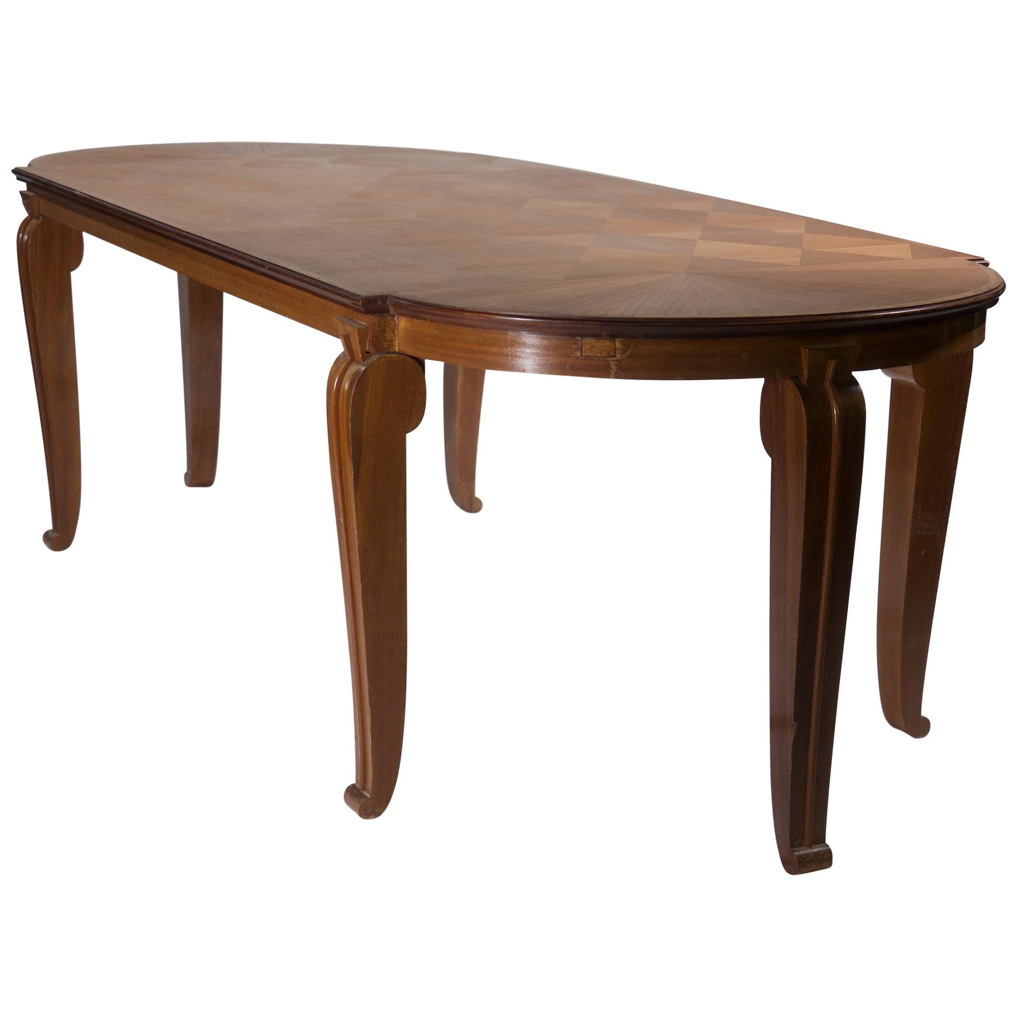 Andre Arbus French Art Deco Dining Table