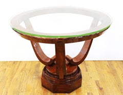 Andre Arbus French Art Deco Mahogany Center Table