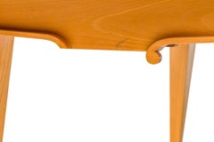 Andre Arbus French Mid-Century Sycamore Inlaid and Veneered Dining Table