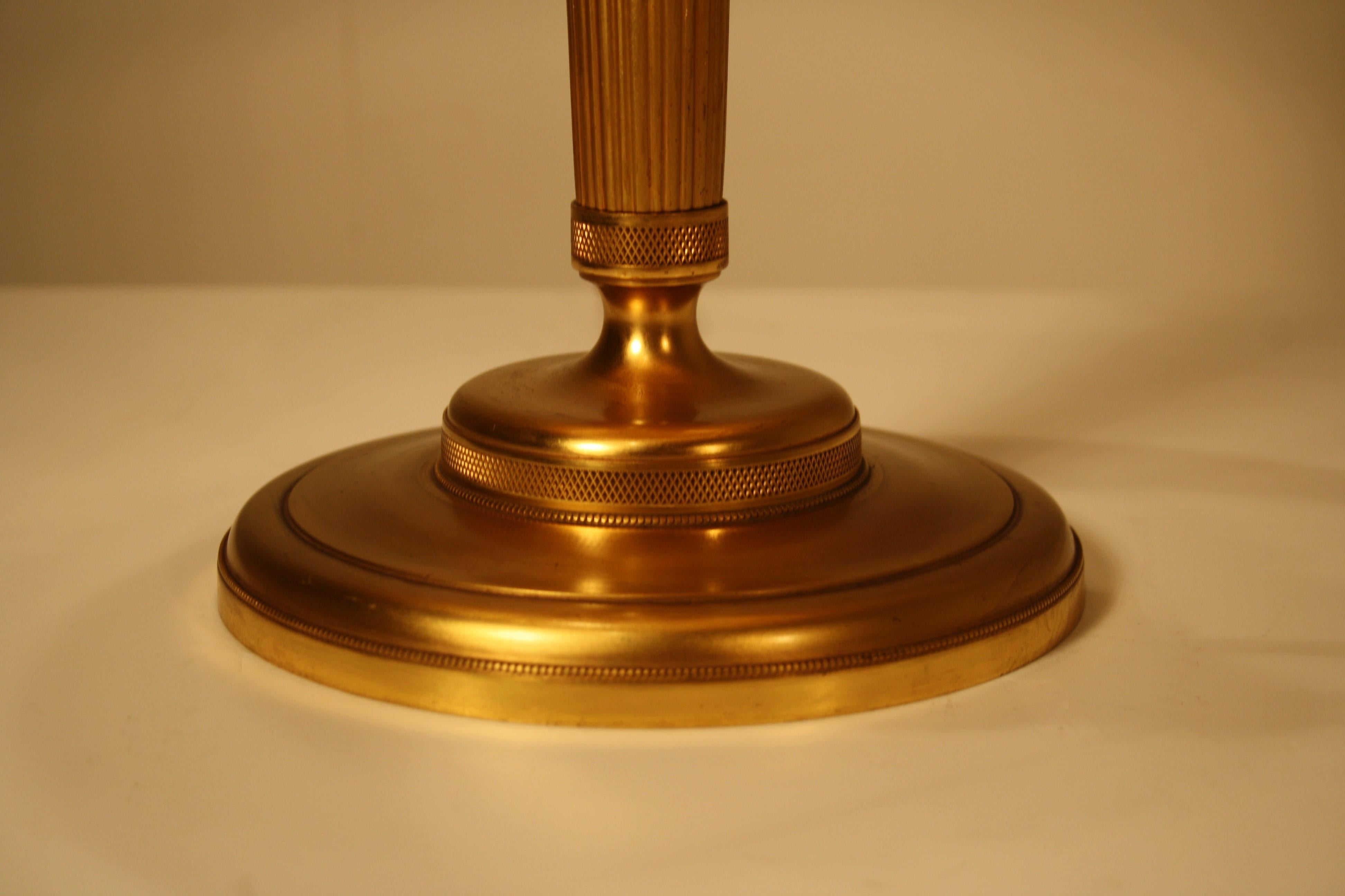 Gilt Andre Arbus Gilded Bronze Table Lamp, 1930s