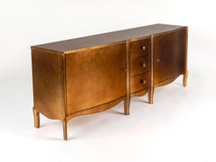 André Arbus Gilded Wood Chest of Drawers
