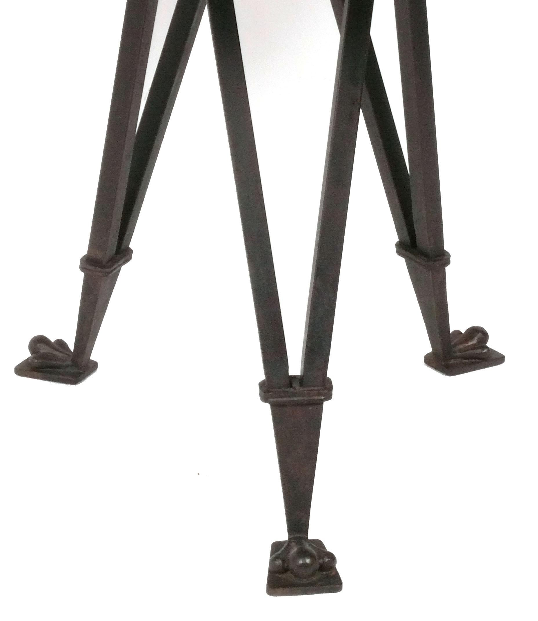 Art déco Andre Arbus Gueridon ou table de lampe 36