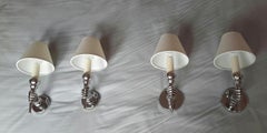 Andre Arbus Neoclassical Sconces, France, 1950s