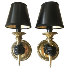 Andre Arbus Pair of Sconces