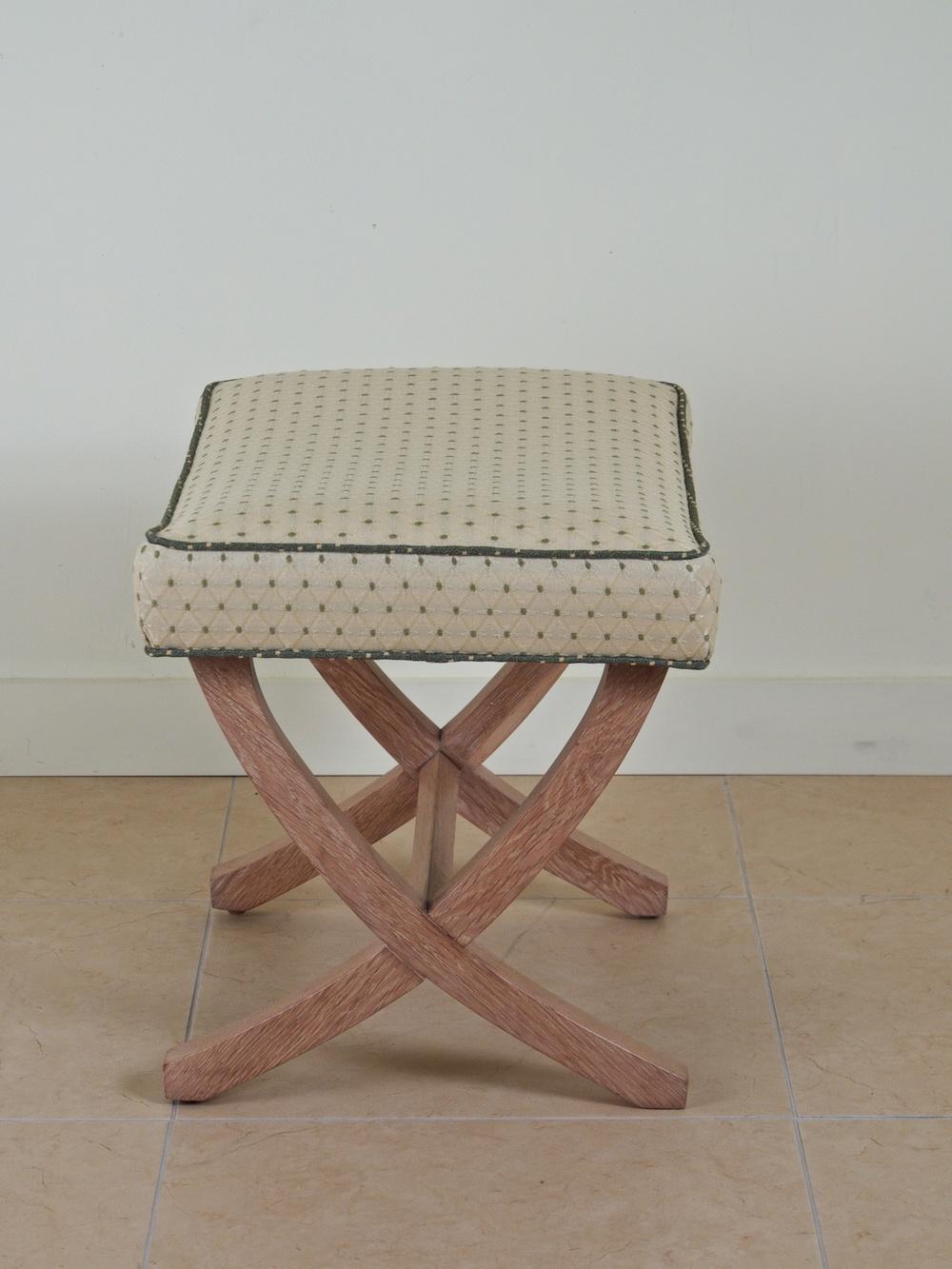 French Andre Arbus Pair of Small Benches For Sale