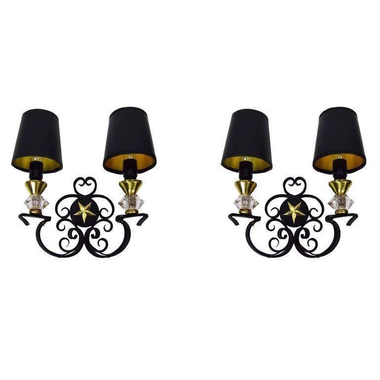 Andre Arbus Sconces, 4 Pairs Available, Priced by Pair For Sale