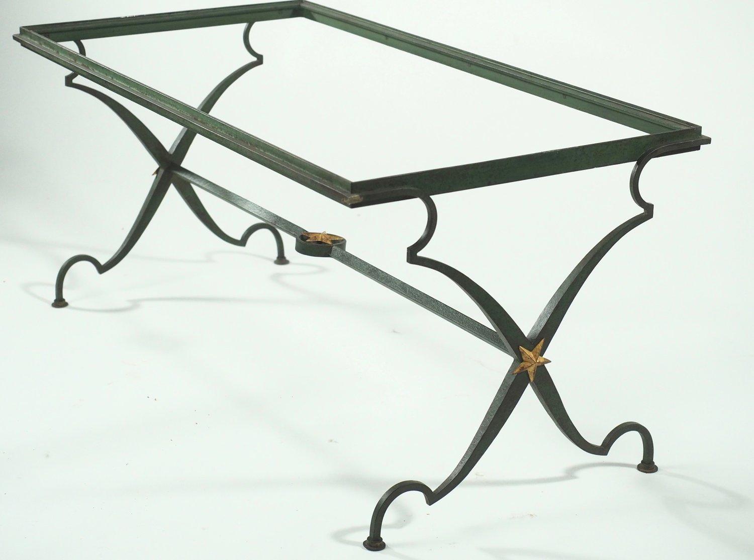 Forged Andre Arbus, Style French Forties Coffee Table