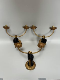 André Arbus Suite of 3 Double Wall Lights