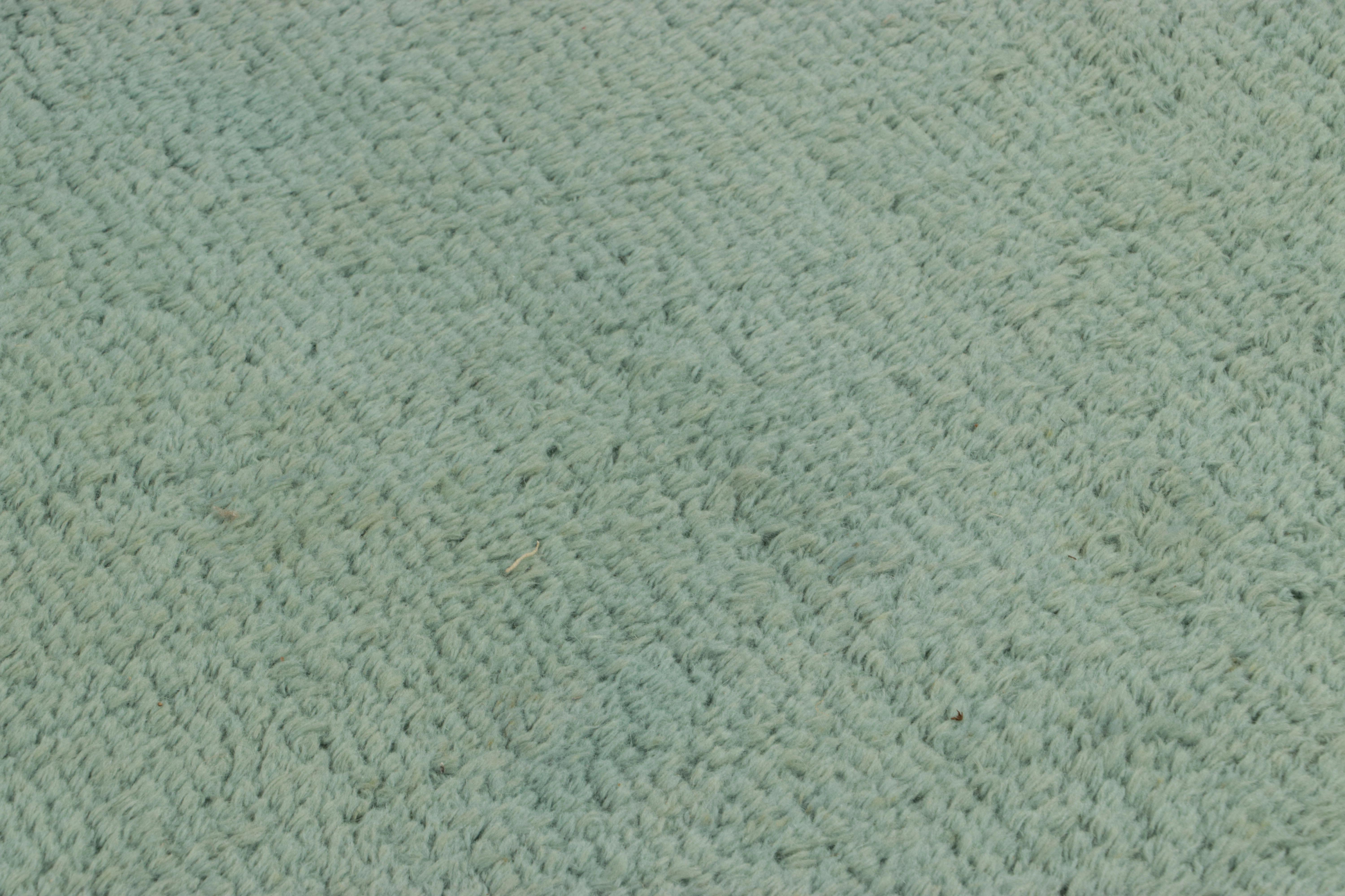 André Arbus Französischer Vintage Art Deco Teppich in Blau - Rug & Kilim (Mitte des 20. Jahrhunderts) im Angebot