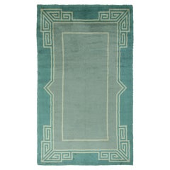 Tappeto André Arbus Vintage Art Deco francese in blu - Rug 
Kilim