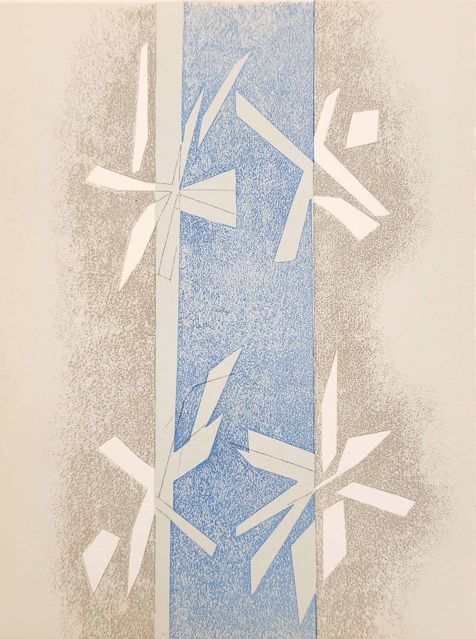 Andre Baudin Abstract Print – Zusammensetzung