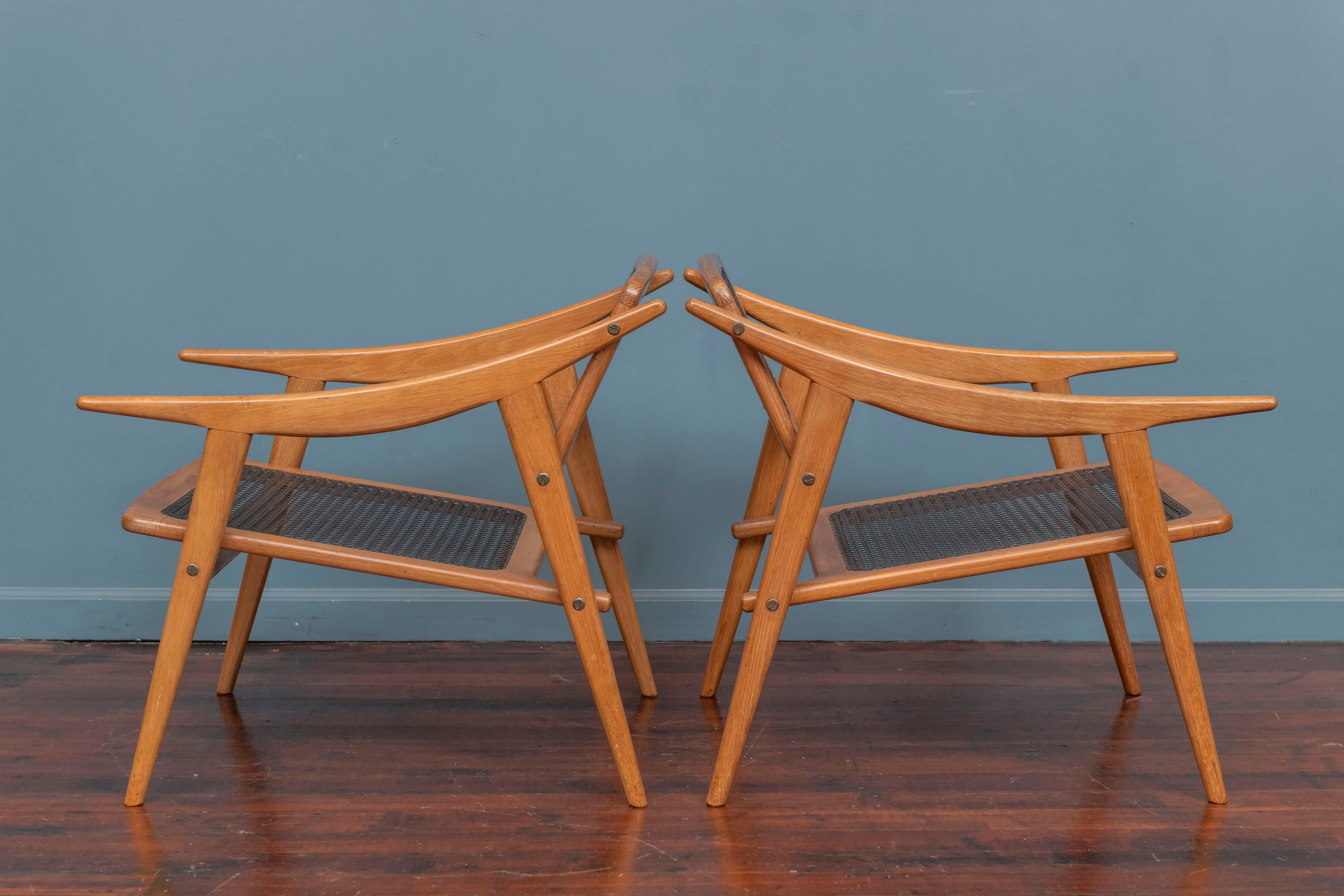 Mid-Century Modern Andre Baudoin Lounge Chair, France For Sale