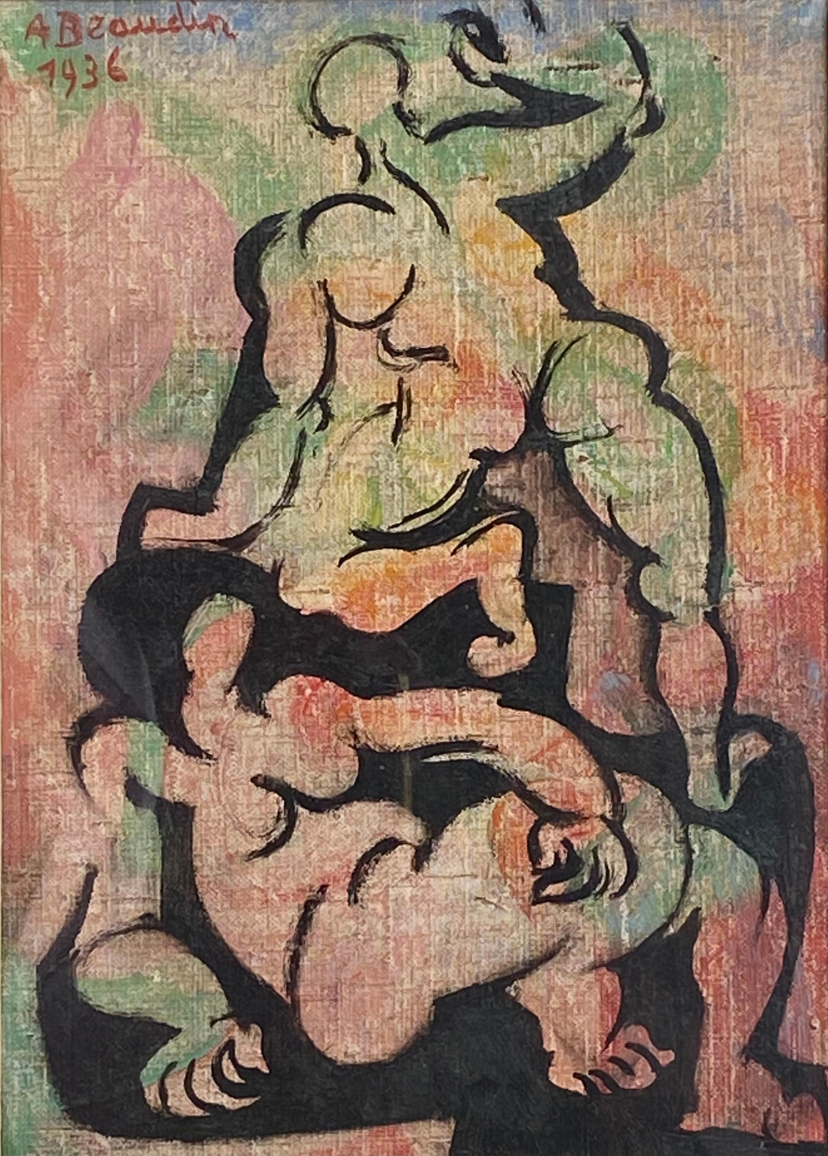 Andre Beaudin Nude Painting - “Modern Nudes”