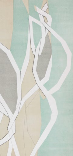 Andre Beaudin, Composition in Green, from Views of Paris, 1963