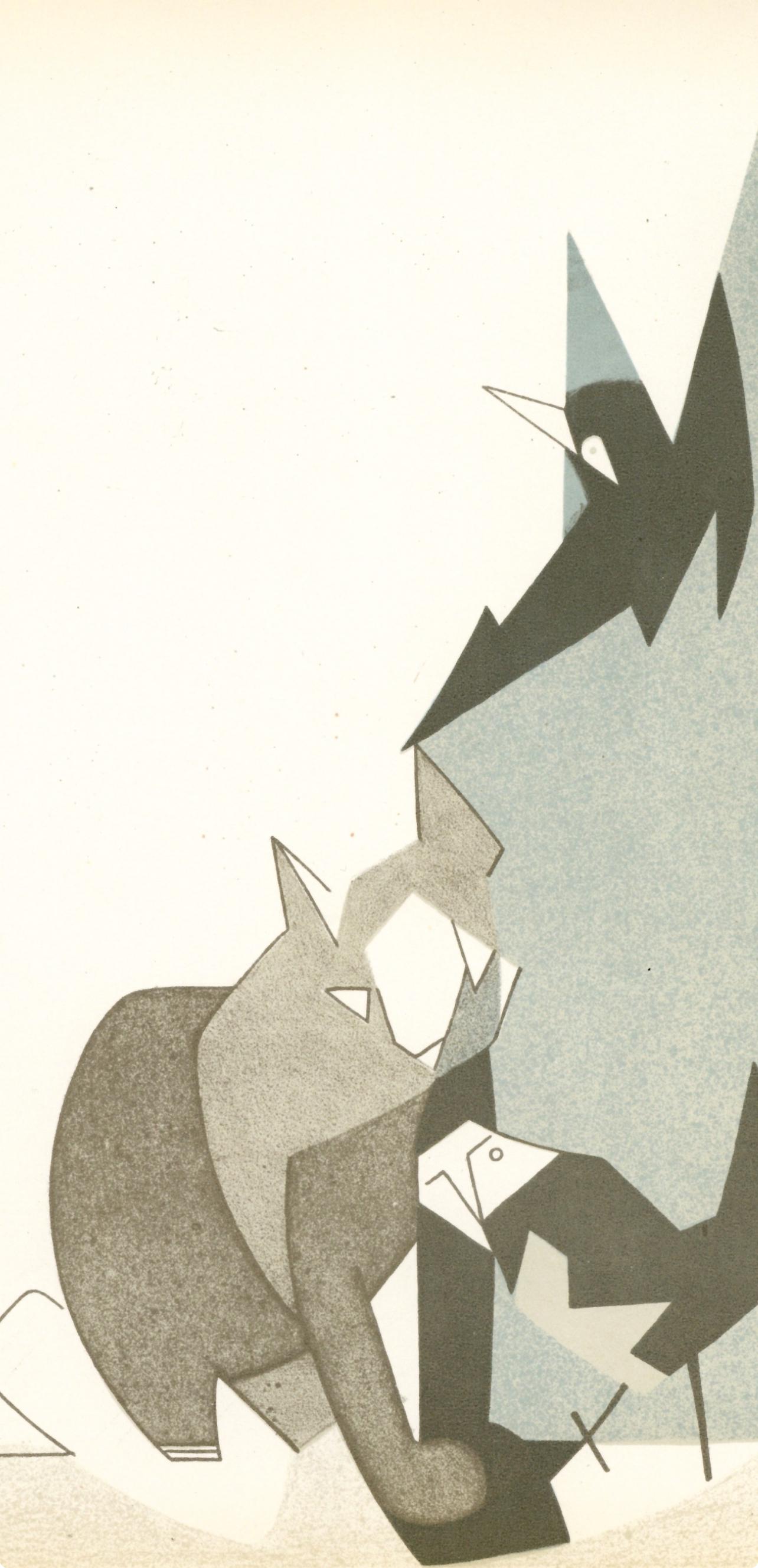 Beaudin, Composition, André Beaudin, Verve : Revue Artistique (après) - Print de Andre Beaudin