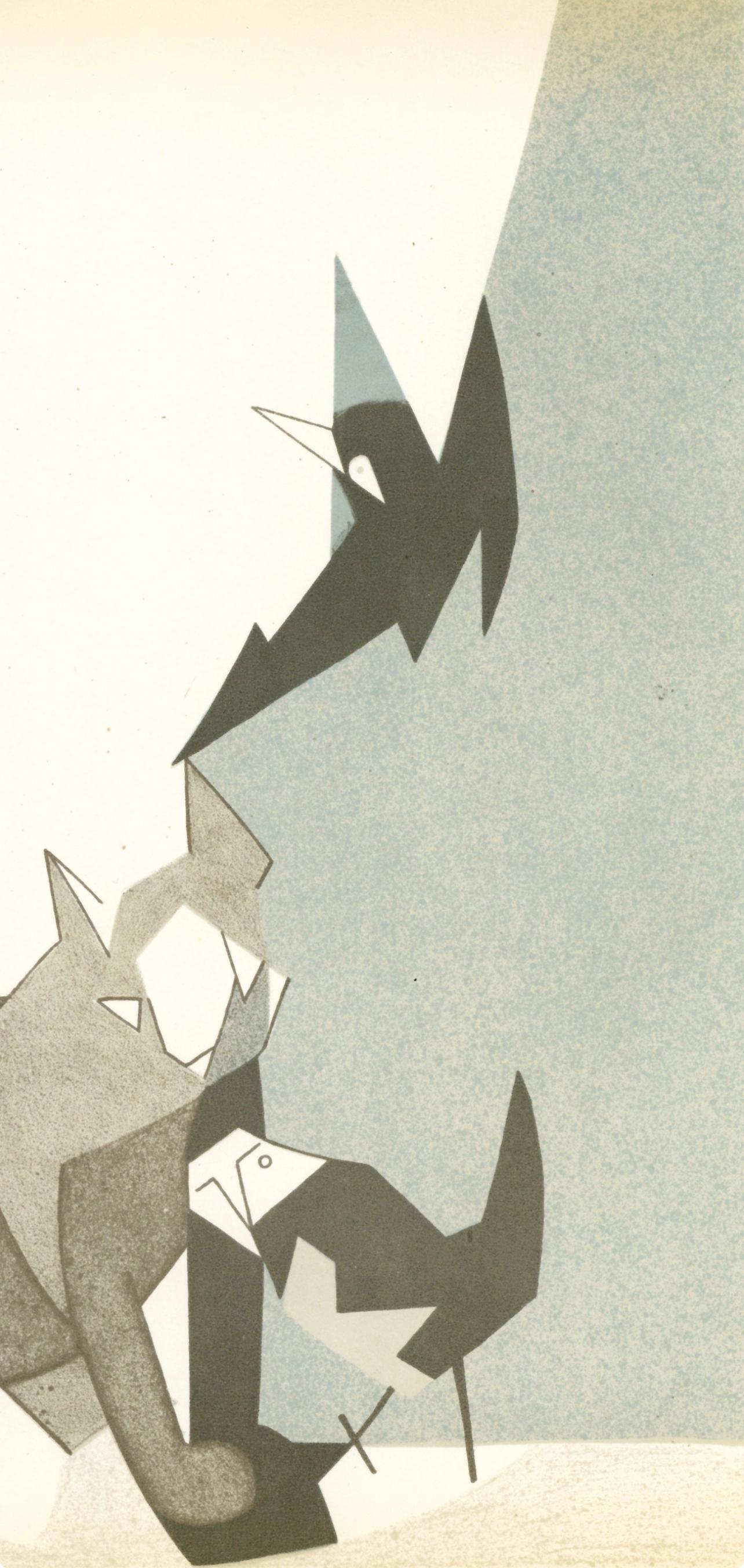Beaudin, Composition, André Beaudin, Verve : Revue Artistique (après) - Moderne Print par Andre Beaudin