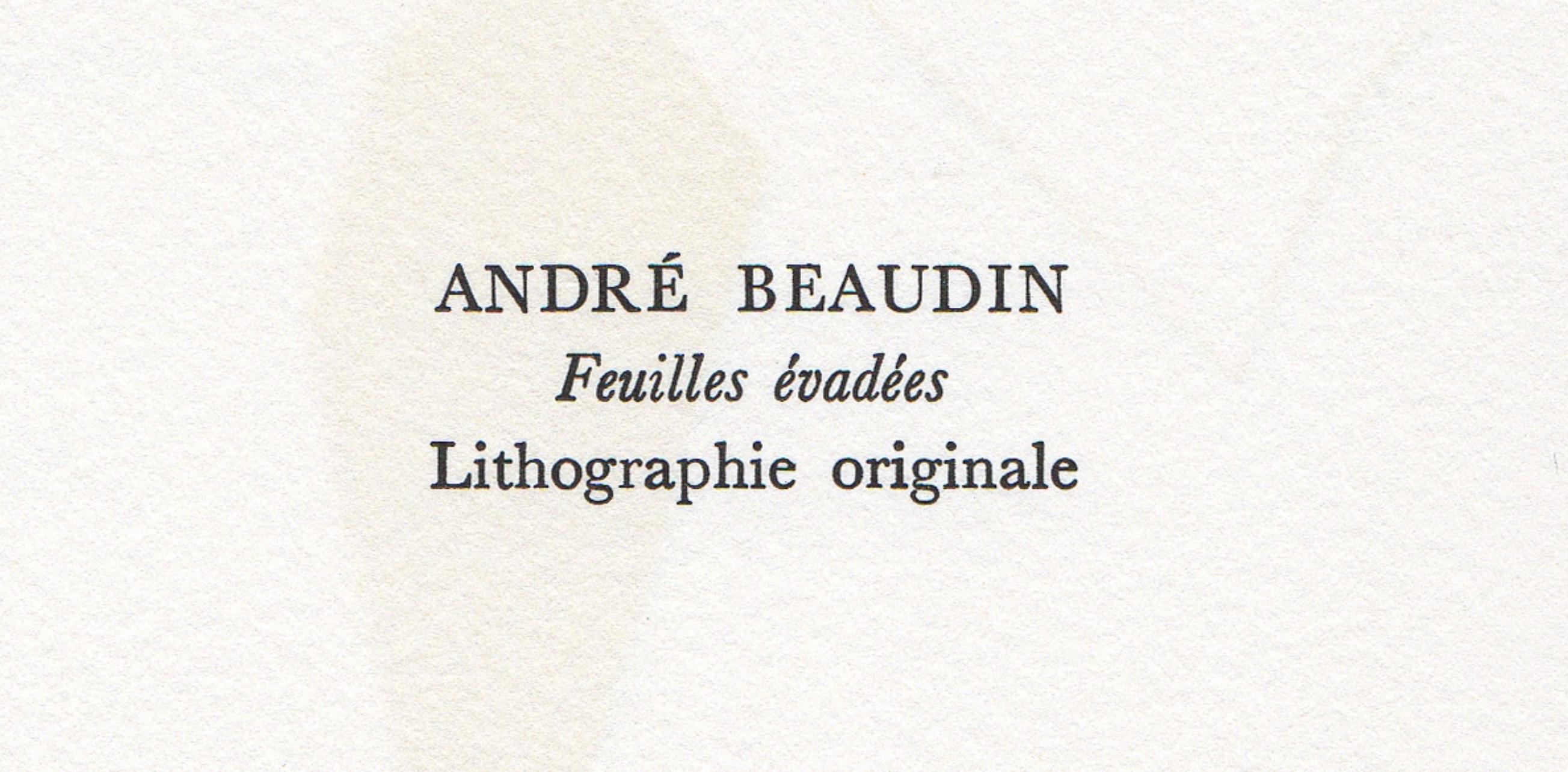 Beaudin, Feuilles évadées, Souvenirs et portraits d'artistes (after) For Sale 3