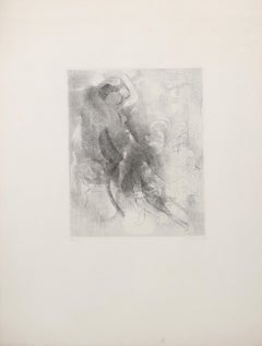 Composition, Signed Surrealist Etching by Andre Beaudin