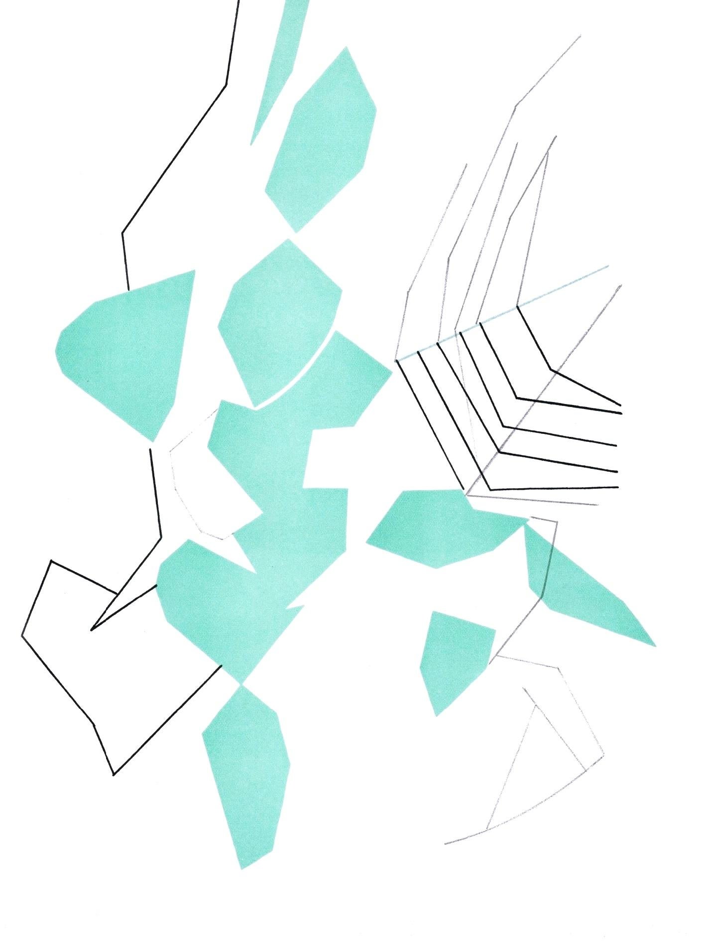 Andre Beaudin Abstract Print – Überlieferte Werke, Souvenirs und Künstlerporträts