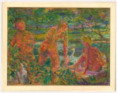 Andre Bicat (1909-1996) - Framed 20th Century Oil, Living Wild