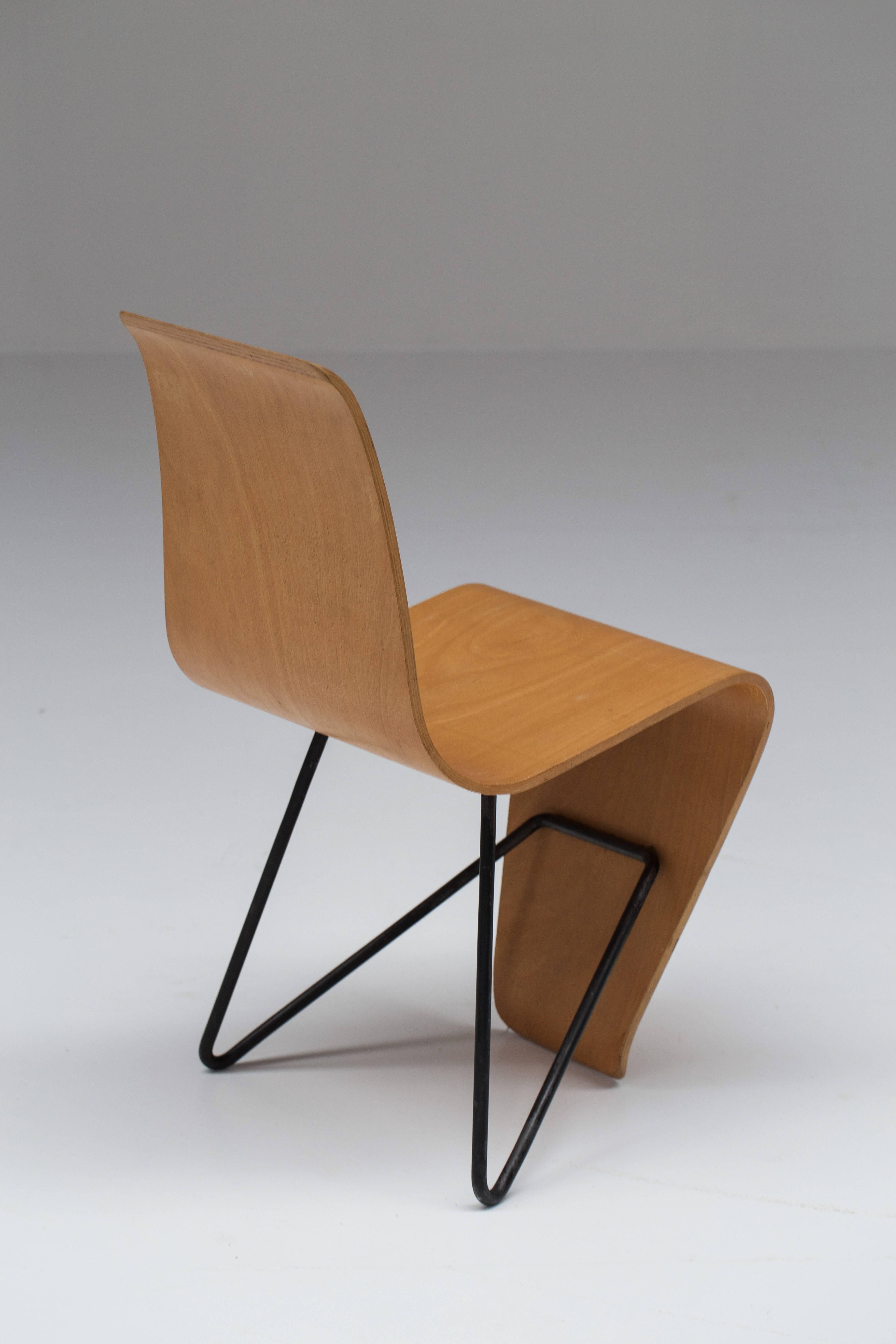 André Bloc Rare 'Bellevue' Chair In Good Condition In Antwerp, BE