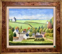 Vintage En Bretagne, Oil on Canvas