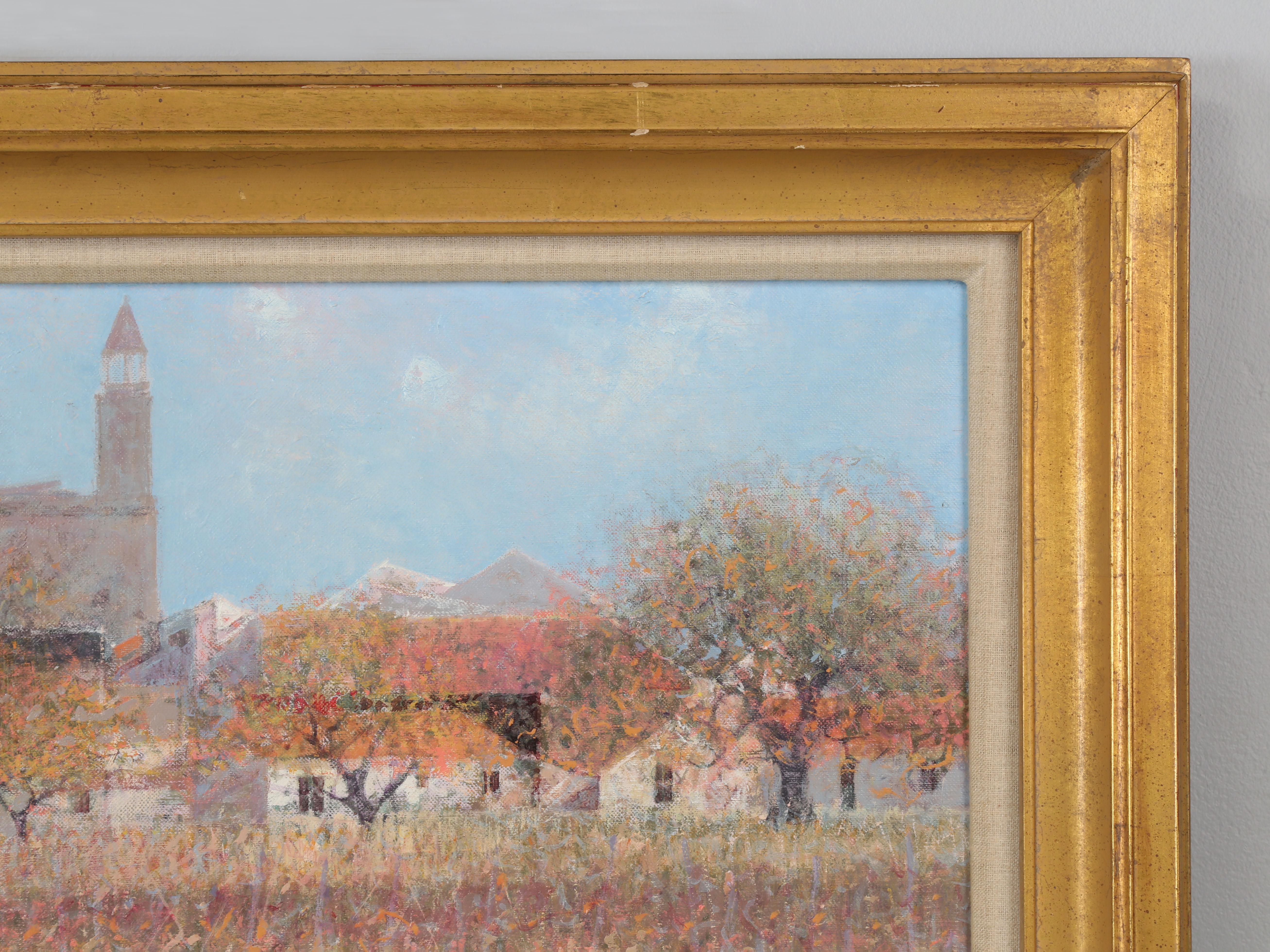 André Bourrié  Malerei von Aigues-Mortes Southern France, preisgekrönter Künstler im Angebot 3