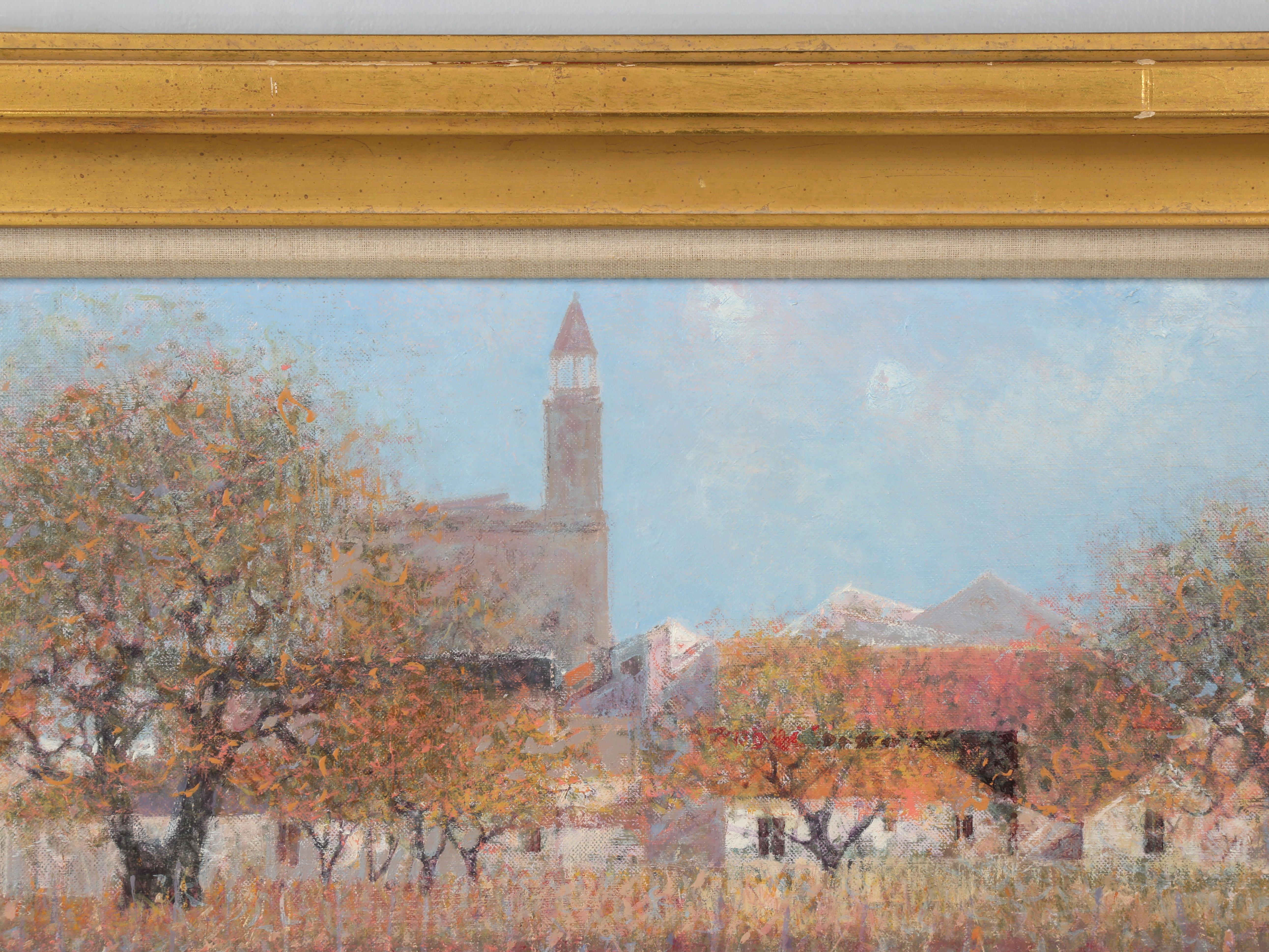 André Bourrié  Malerei von Aigues-Mortes Southern France, preisgekrönter Künstler (Leinwand) im Angebot