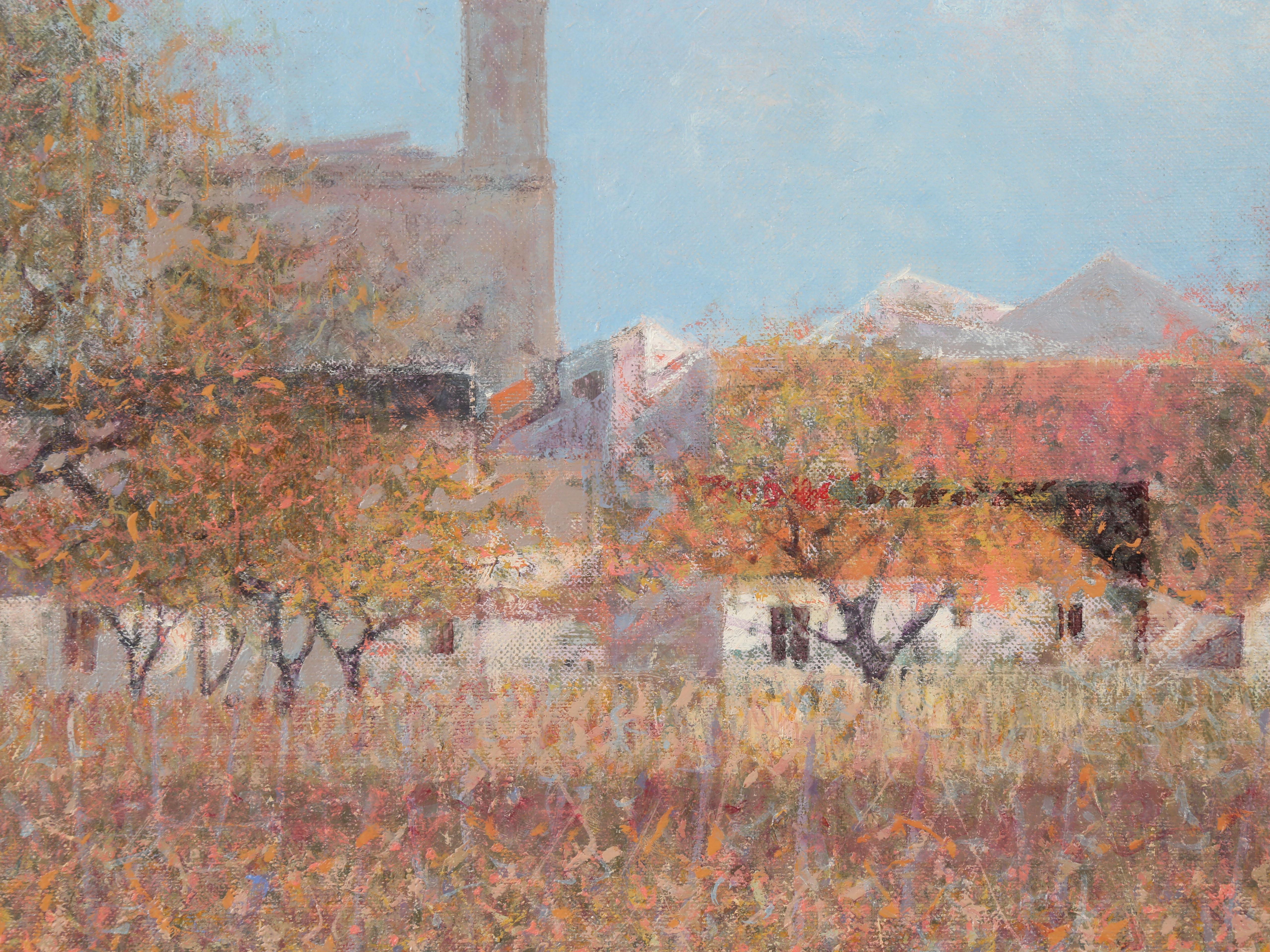André Bourrié  Malerei von Aigues-Mortes Southern France, preisgekrönter Künstler im Angebot 1
