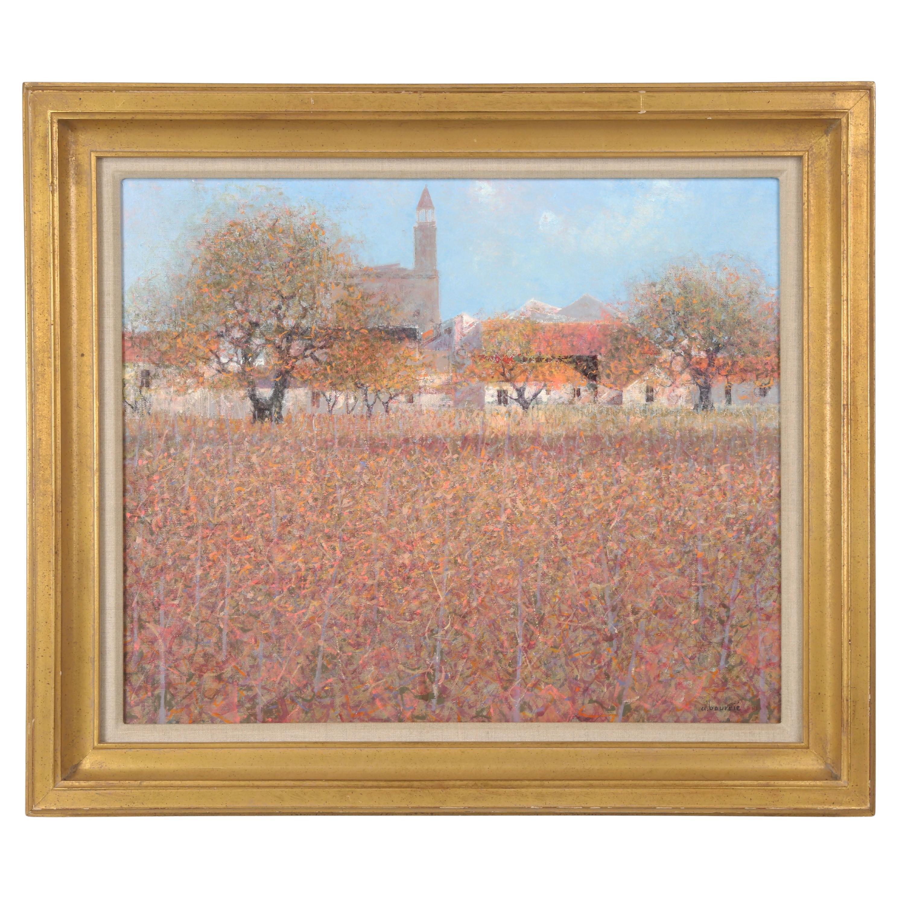 André Bourrié  Malerei von Aigues-Mortes Southern France, preisgekrönter Künstler im Angebot