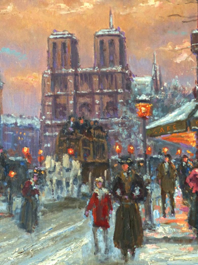 Senza titolo - [Leggera neve - Cafè St. Michel guardando verso Notre Dame] 2