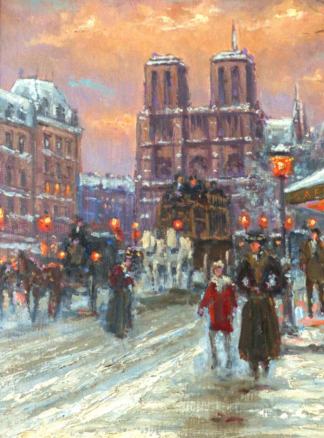 Senza titolo - [Leggera neve - Cafè St. Michel guardando verso Notre Dame] 3