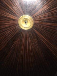 André Boyer, Credenza Art Deco in noce impiallacciato ebano, bronzo, circa 1940