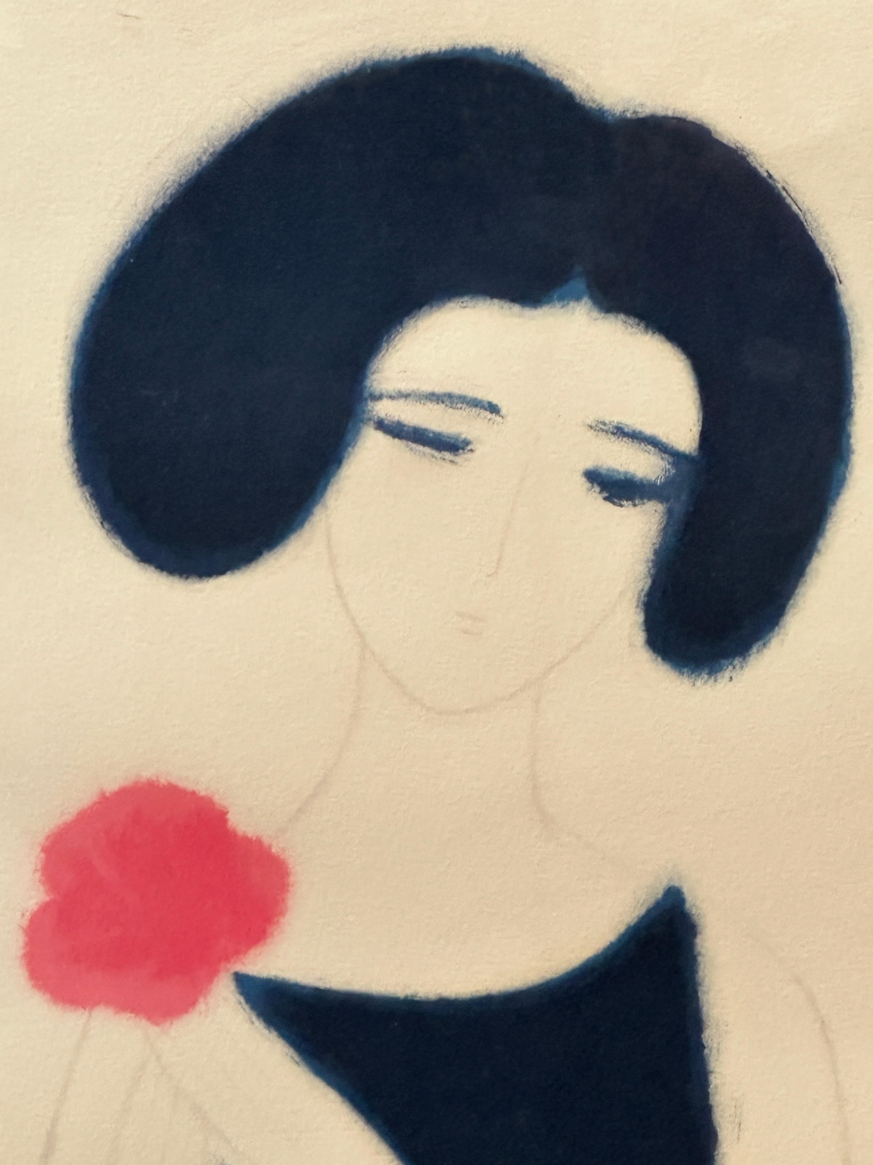 Color lithograph on Arches paper by Andre Brasilier 2