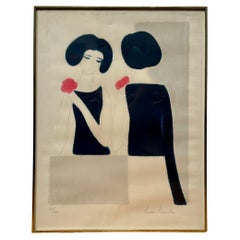 Color lithograph on Arches paper by Andre Brasilier