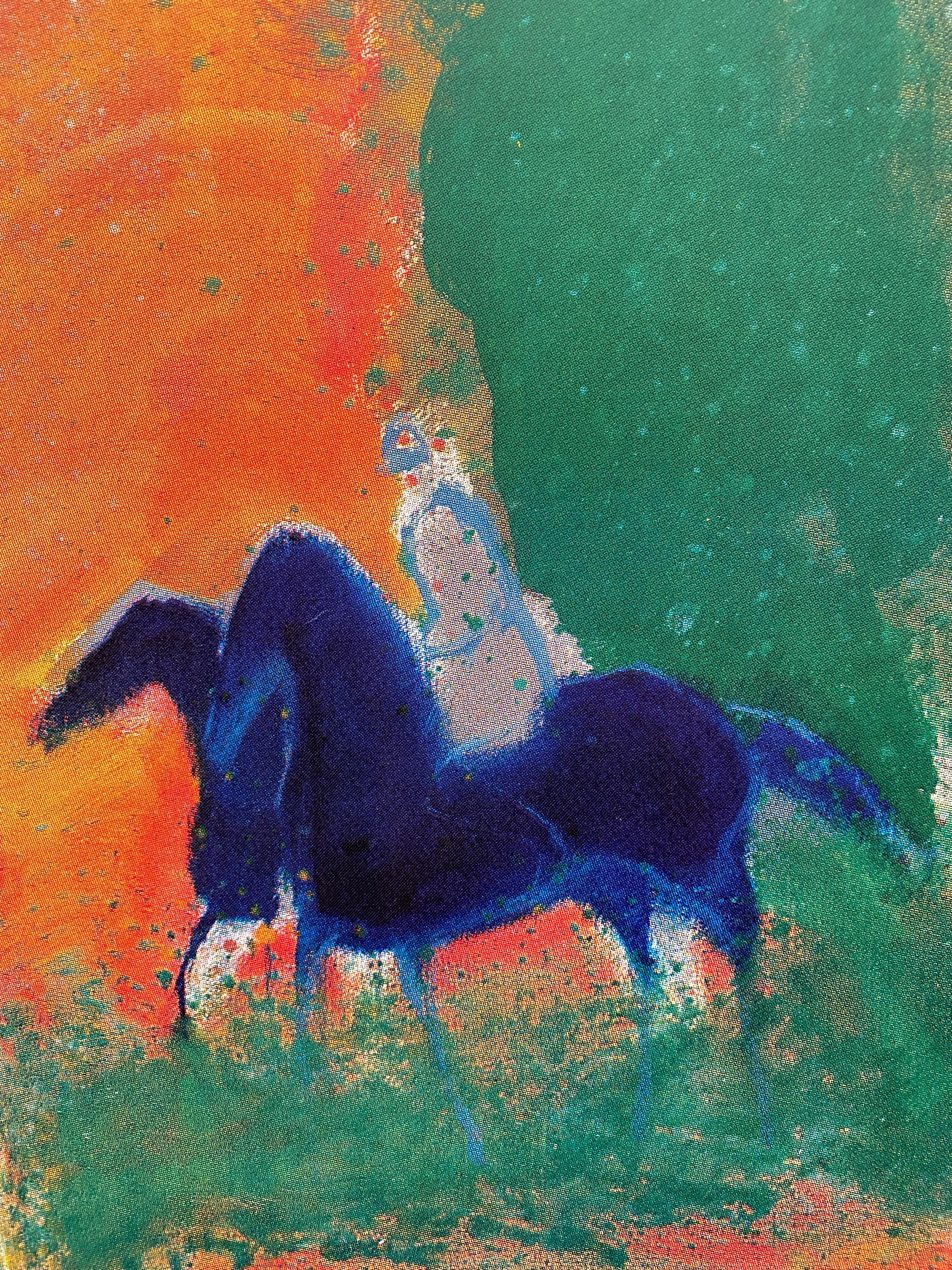 André Brasilier Cartel original de exposición GALERIE ETIENNE SASSI, 1990 en venta 1