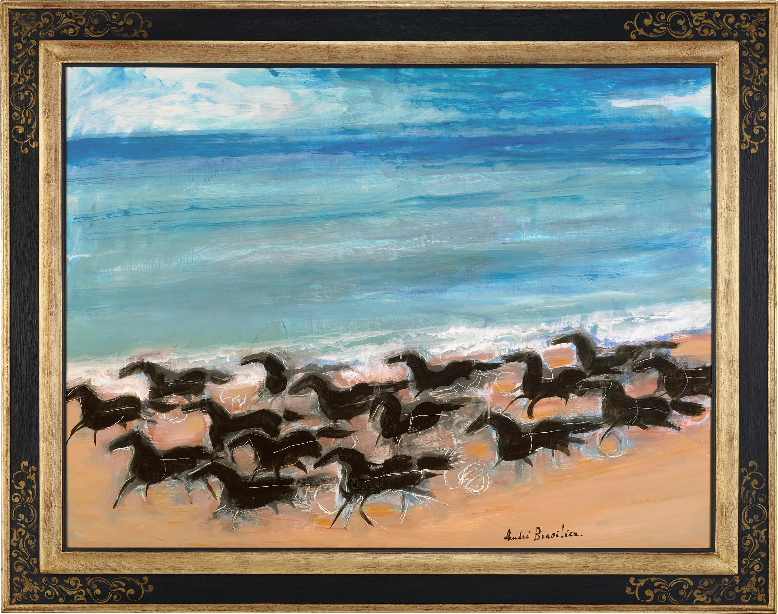 Courses sur le rivage by André Brasilier 1
