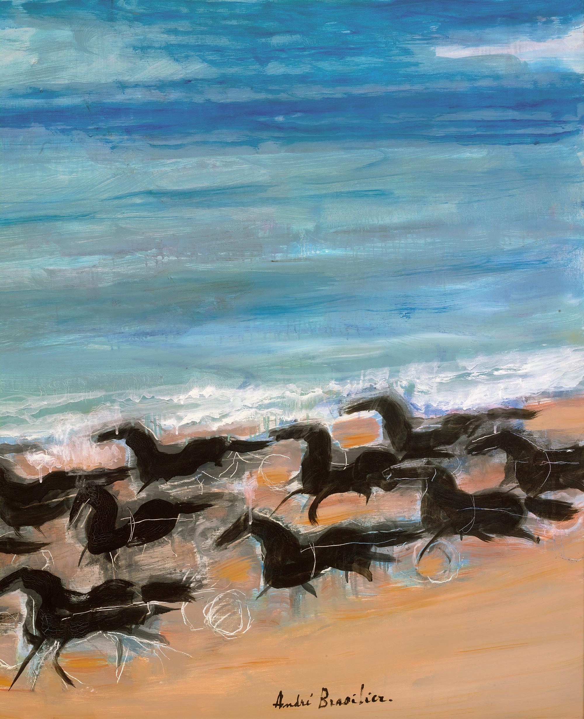 Courses sur le rivage by André Brasilier 3