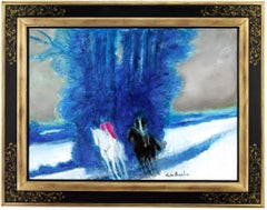 Hiver bleu by André Brasilier