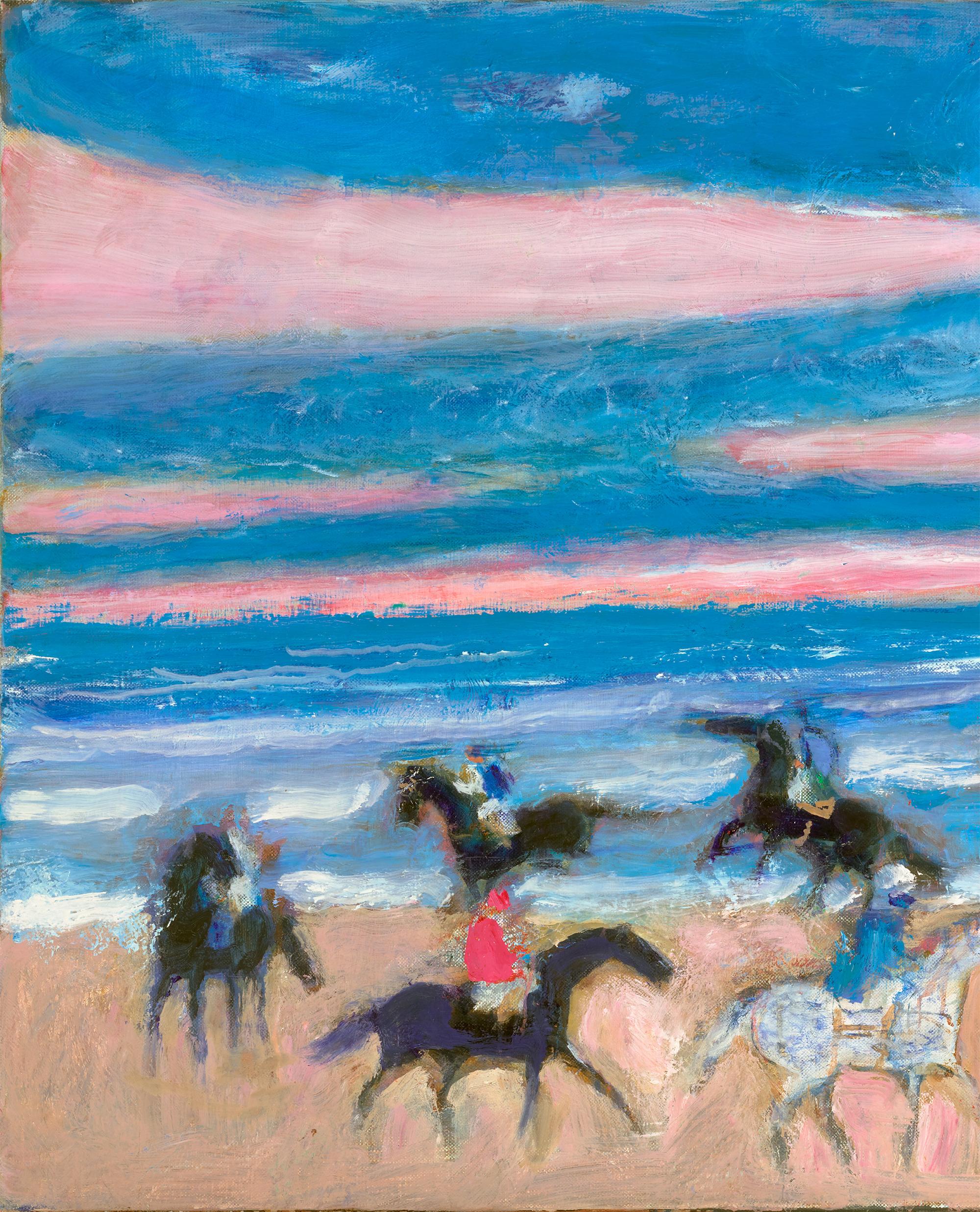 La ronde des cavaliers by André Brasilier For Sale 2