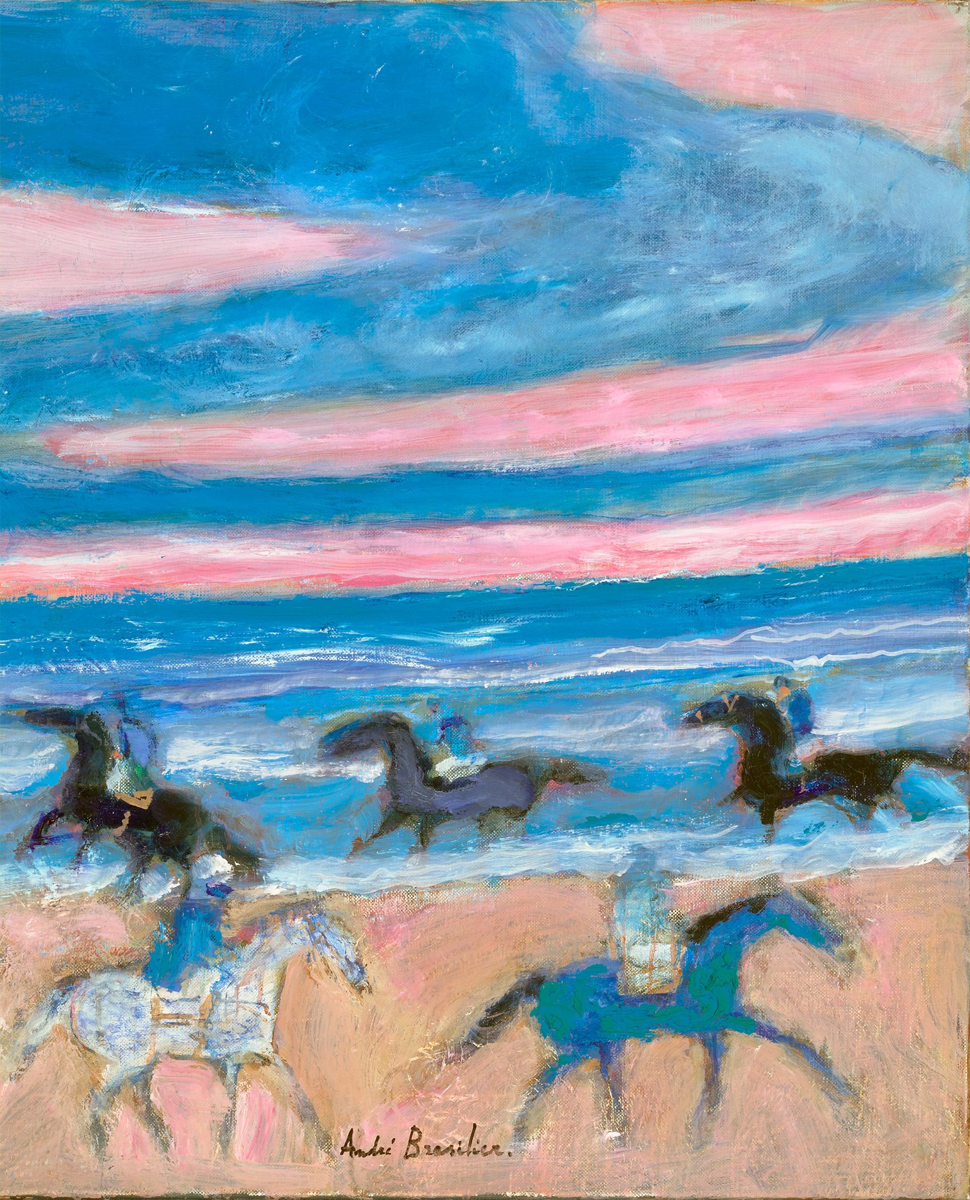 La ronde des cavaliers by André Brasilier For Sale 3