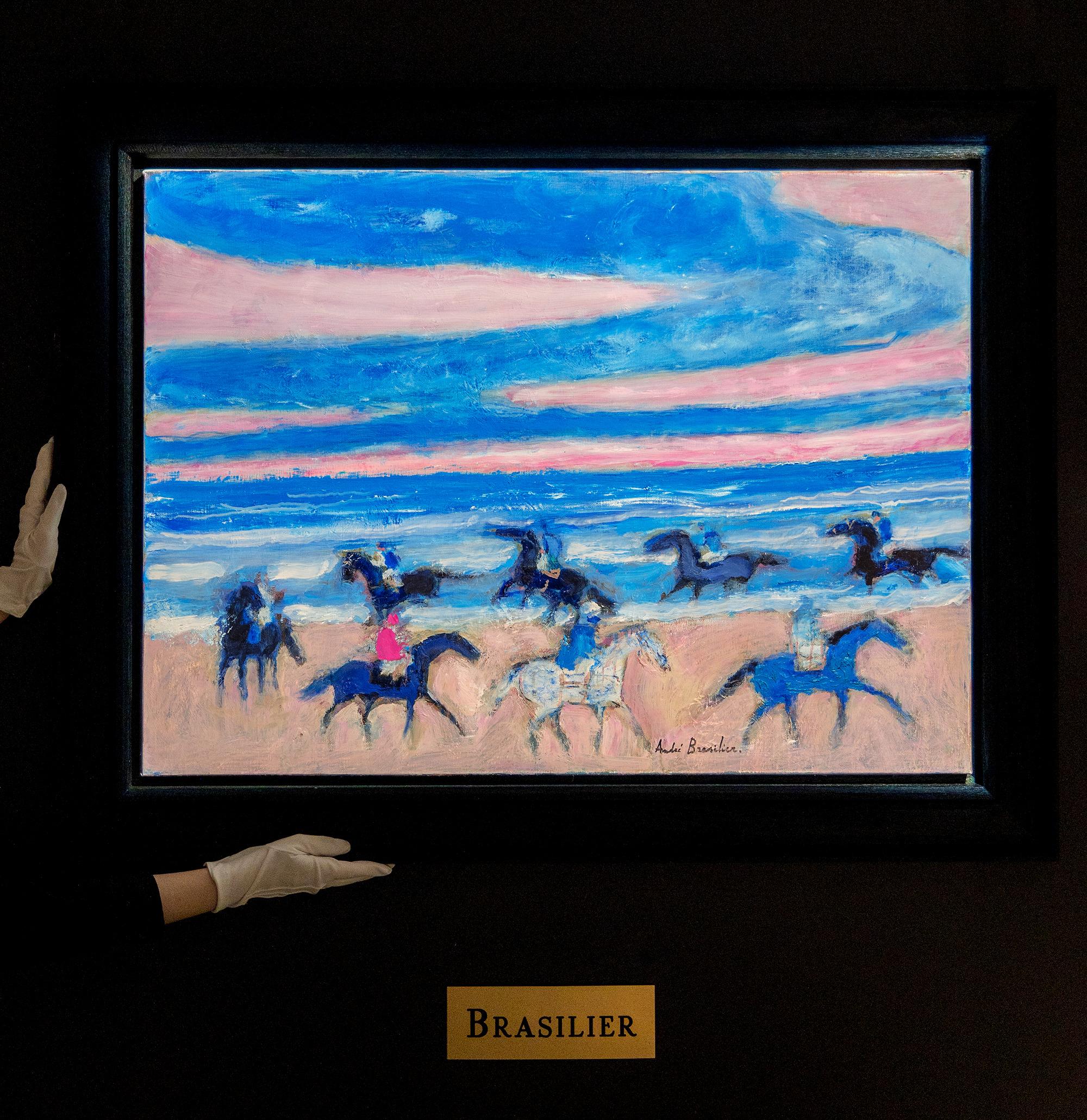 La ronde des cavaliers by André Brasilier For Sale 6