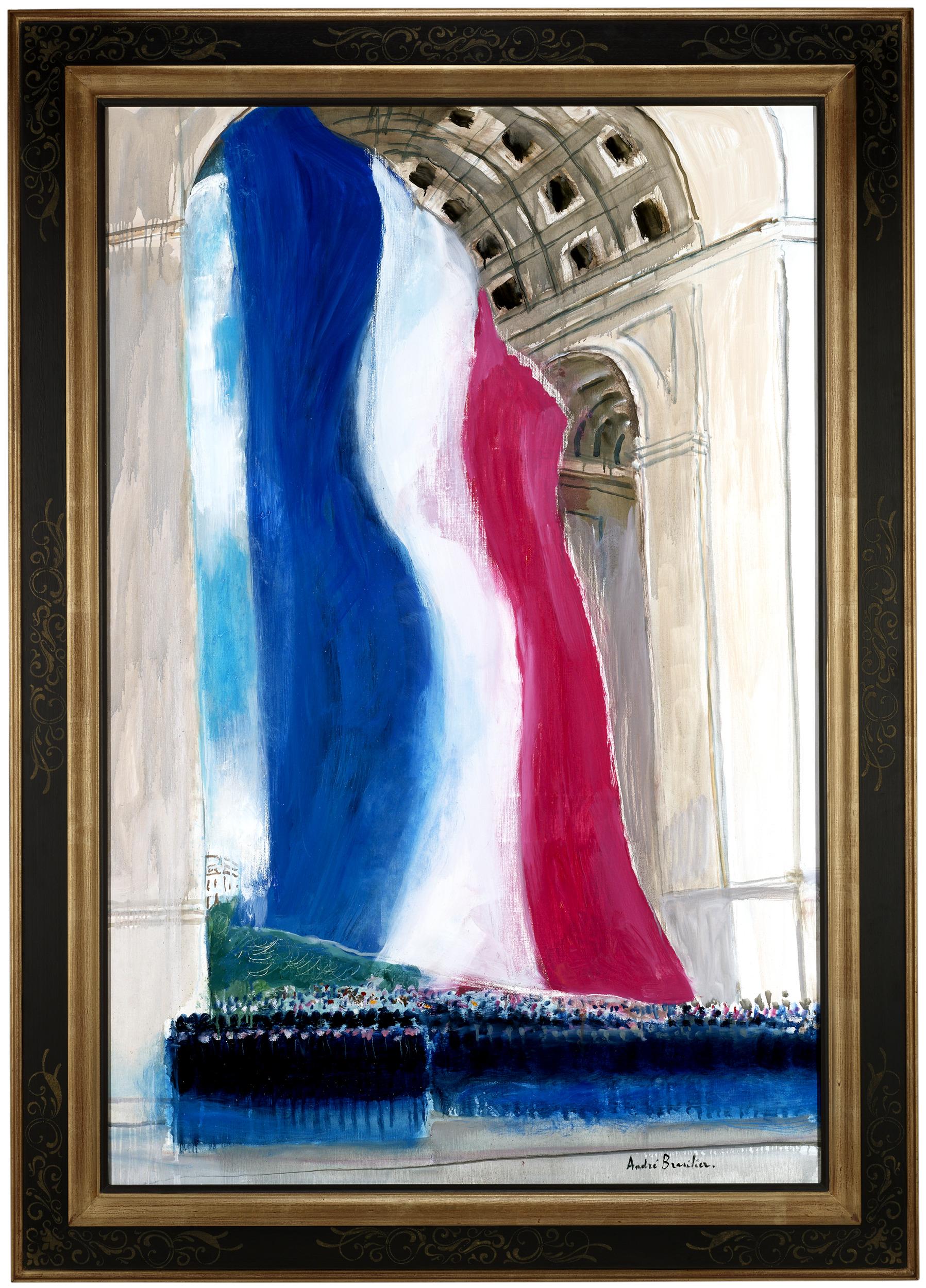 L'Arc de triomphe - Painting by André Brasilier