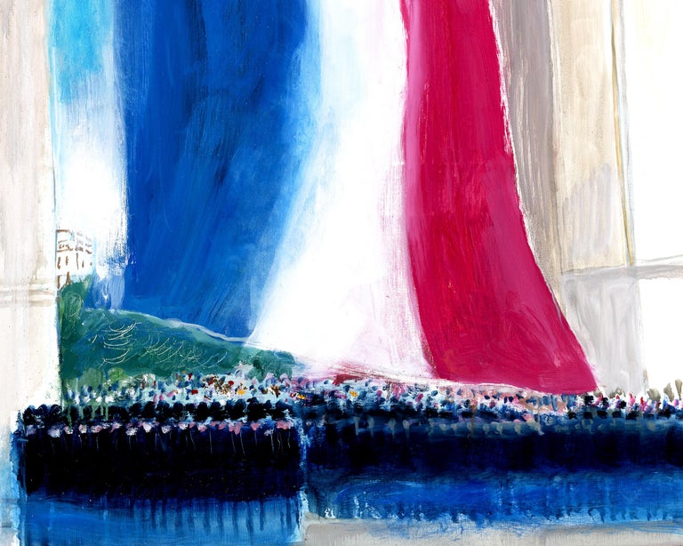 L'Arc de triomphe - Modern Painting by André Brasilier