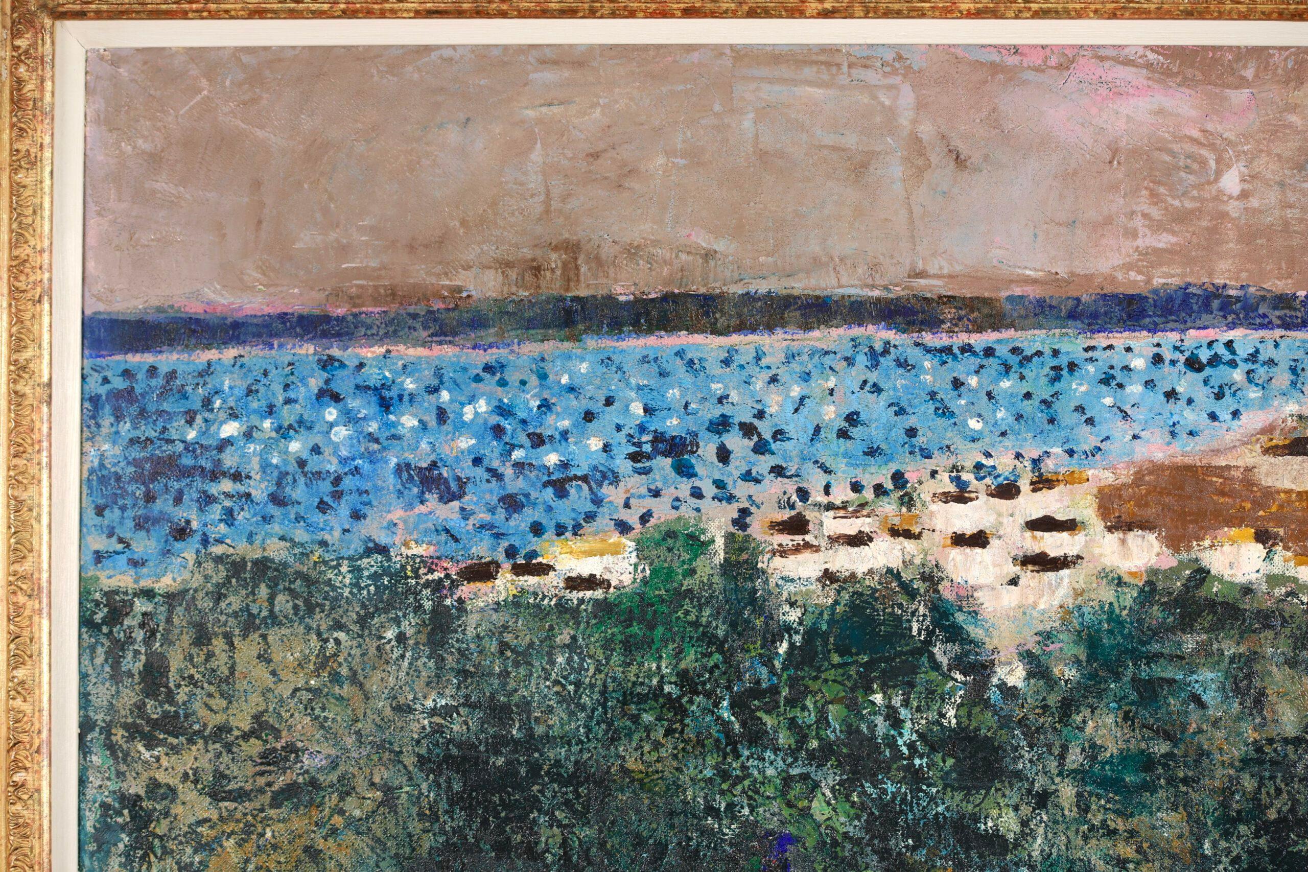 Molyvos, Ile de Lesbos - Expressionist Animal Oil Painting by André Brasilier For Sale 2